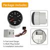 ELING 52mm Fuel Level Gauge 0-190ohm 240-33ohm Signal Fuel Tank Level Meter with 7 Colors Backlight for Car SUV Boats
