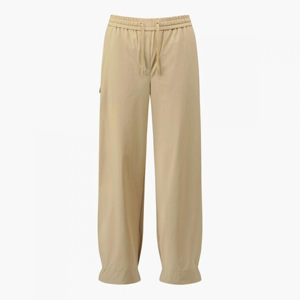 MunSingwear Women S Woven Hem Variated pantS Beige Mr222lpt45
