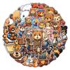 50 Cartoons This Little Bear Doodle Sticker Skateboard Suitcase Refrigerator Decoration Sticker Waterproof Creative Hand Note Sticker