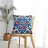 Decorative Spanish Ceramic Tile Print Square Pillowcase Pillow Cover Cushion Throw Pillow For Home Bedroom Car