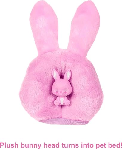 Barbie Cutie Reveal Fashion Doll with Bunny Plush