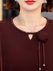 Spring Floral Chiffon Casual Shirt for Middle-Aged & Elderly Women