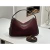 Genuine Leather Women's Bag Fashionable and Versatile Dumpling Bag New Crossbody Bag Women's Bag High End Niche Shoulder Bag