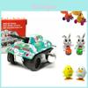 Adorável Brinquedo Infantil de Plástico Saltitante Mecânico Sapo Pintinho Pequeno Animal Para Brincar