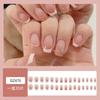 1 Pc Silver Glitter Butterfly Wearable Nail Sticker, Handmade Wearable Nail Art