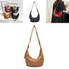 Fashionable Vintage Dumpling Bag For Women Stylish Large Capacity Shoulder Bag In Black Red Brown And Coffee Colors
