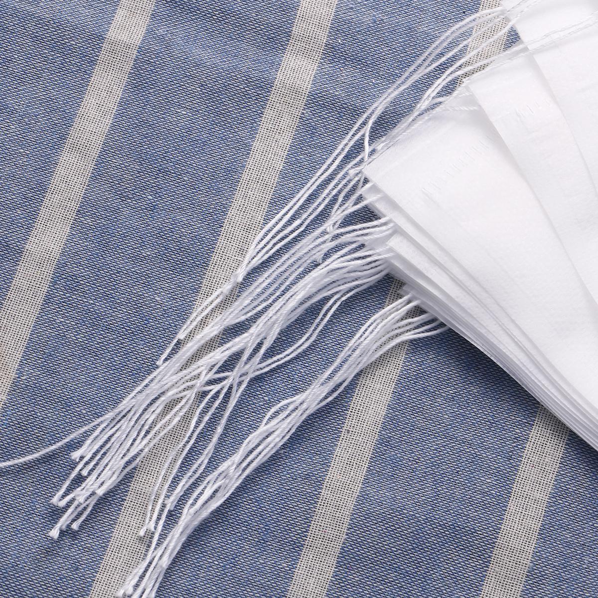 

100Pcs Non-Woven Drawstring Tea Filter Bags 70x90mm Reusable Empty Bags for Loose Leaf Tea Coffee Herbal Powder 8X6X0.2CM