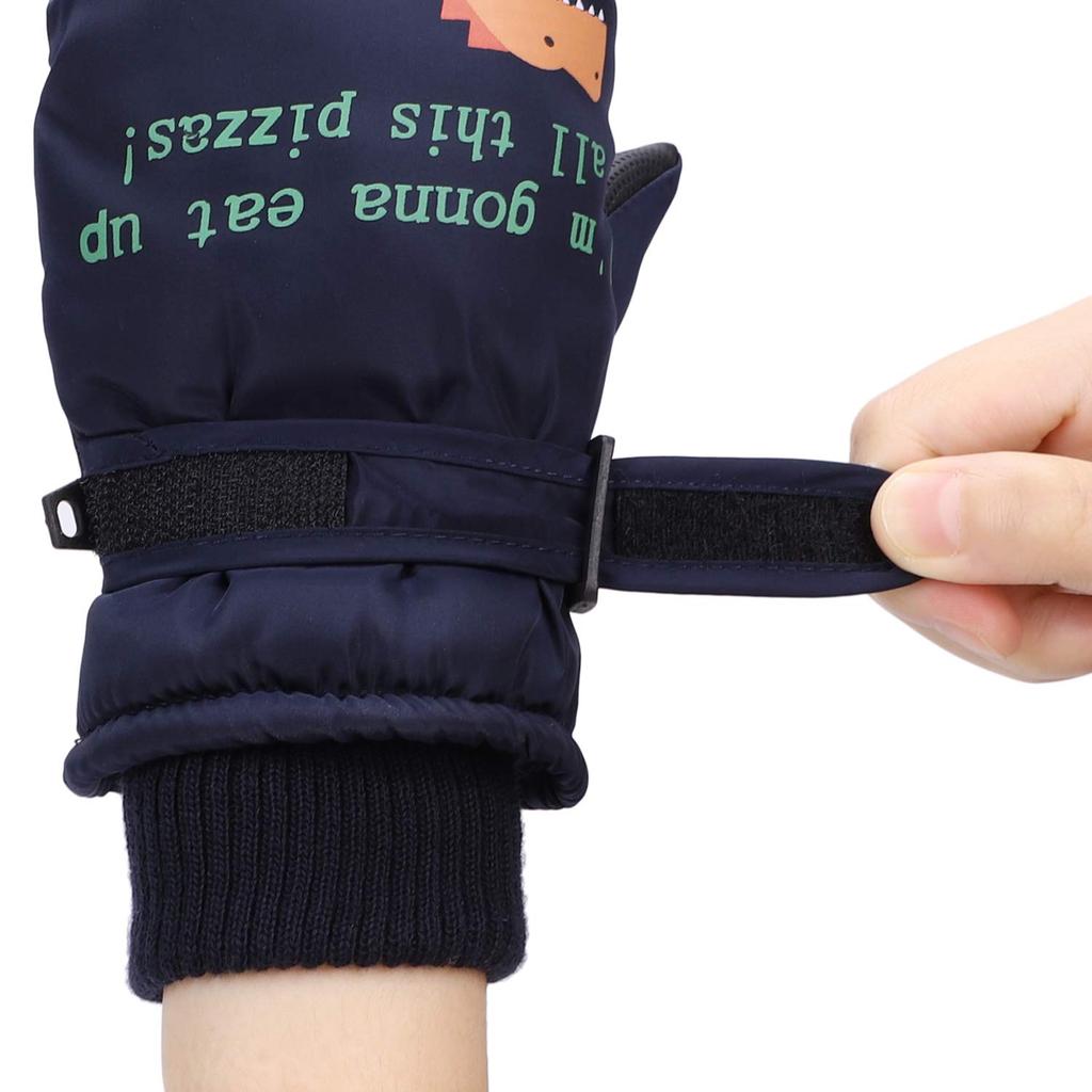 Ski Winter Cute Dinosaur Snow Thick Warm and for Girls and Ages Perfect for Snow and Outdoor A Great Kids' Gloves, Gloves, Gloves, Fleece-Lined,