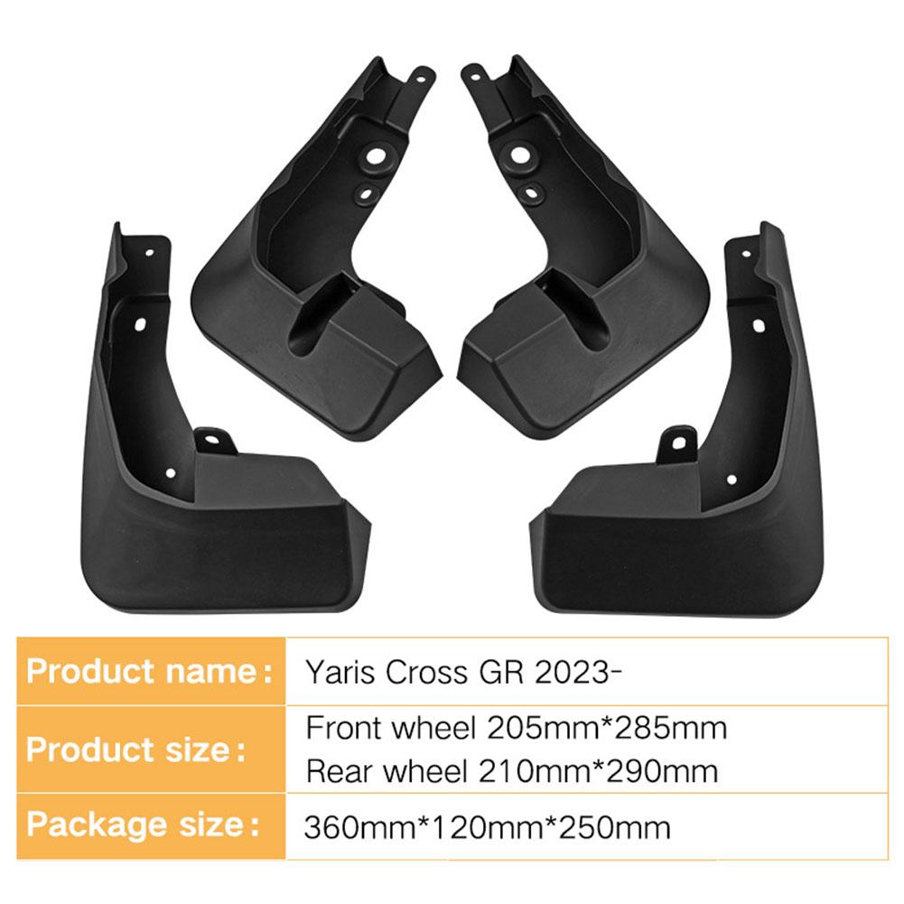 Mudguards For Toyota Yaris Cross GR 2024 Accessories Mud Flaps Flap Anti-splash Guards Front Rear Wheels Sticker Z7A5