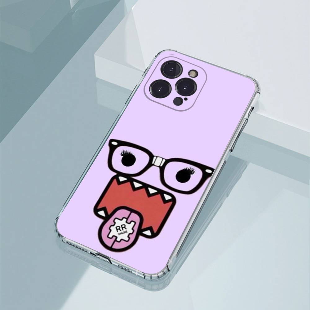 Cute Domo-kun Phone Cases For iPhone17,16,15,14,13,12,11,Pro,Max,Plus Luxury Camera Protection Plastic