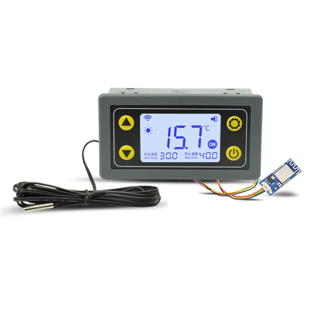 EY# ST10/ST10-W Thermostat Switch APP Timing Switch 10A 6-30V Black Digital Reus
