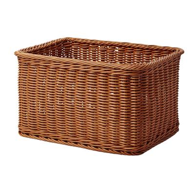 Belle Maison Washable Rattan-Style Storage Basket for Laundry Storage, XL, 38 X 27 X 22cm