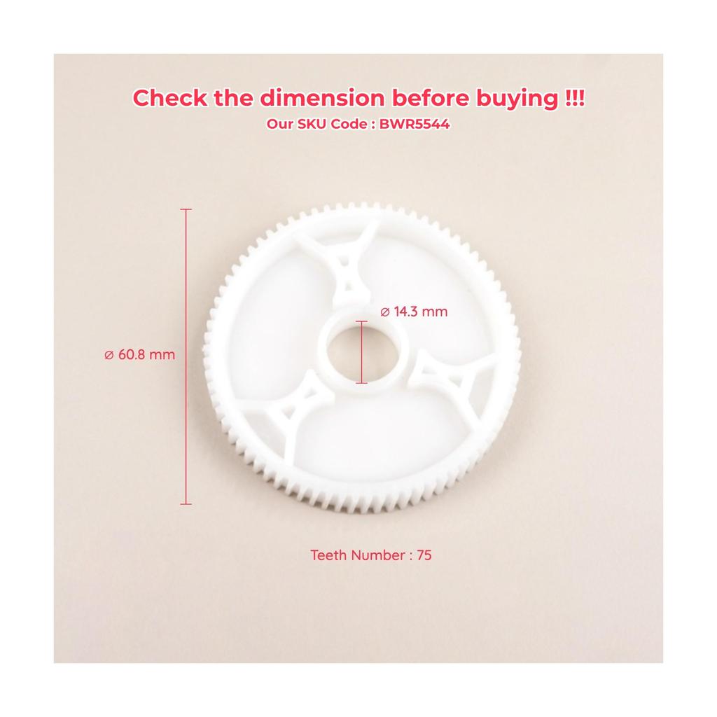 BWR5544 Fensterhebermotor Zahnrad Reparatur Motor Riemenscheibe Zahnrad für Fiat Doblo MK1 MPV Kastenwagen 119 223 2001-2010 51718403 51718404