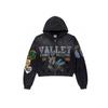 Tištěná mikina s kapucí na zip Y2K Volný střih Unisex Ležérní Streetwear