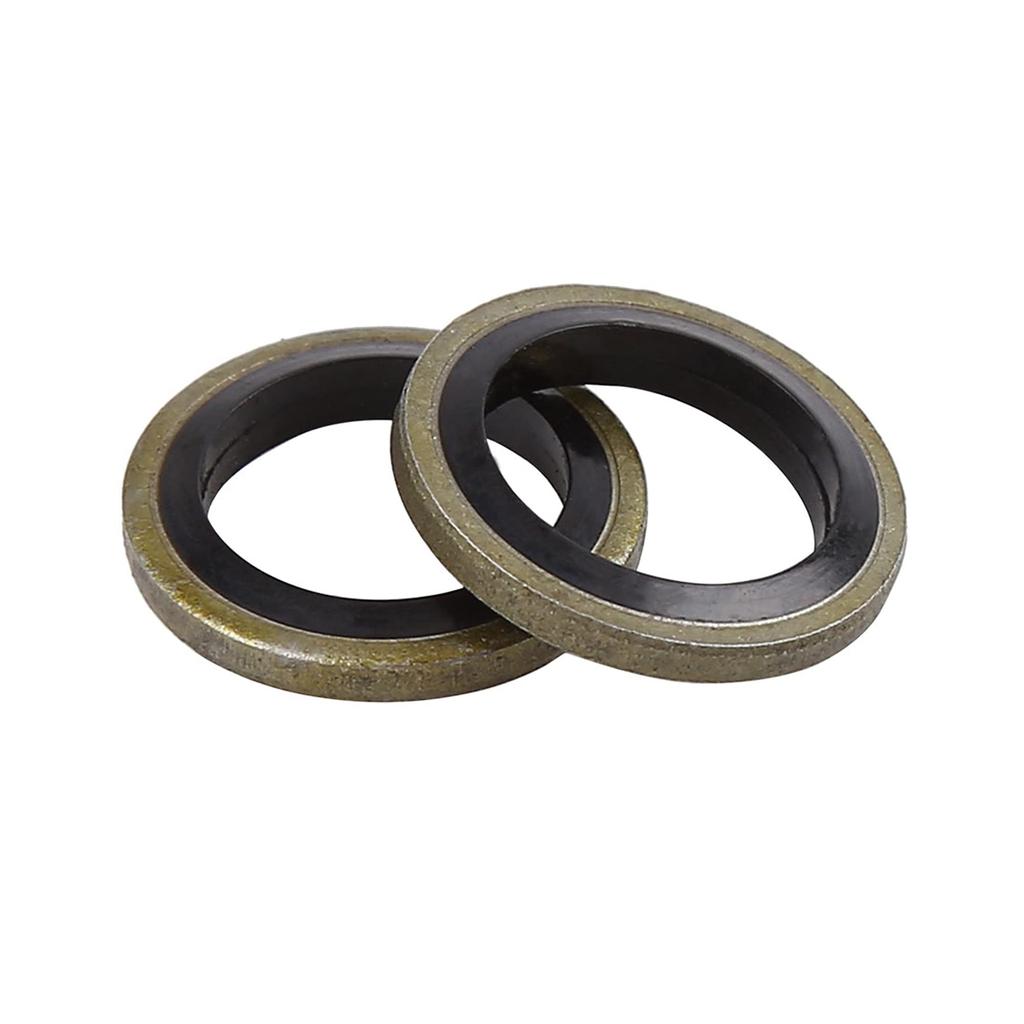 uxcell Oil Adhesive Seal M12 Bronze Tone Car Engine Oil