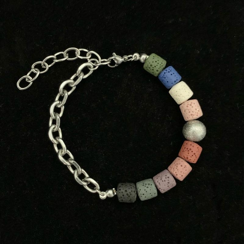 JYL TS Bracelet  Barbell Style Enhances Elegance & Uniqueness 1 шамрок зеленый