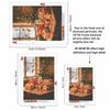 DIY Diamond Painting Kit Christmas Tree 5D Full Drill Canvas Art Holiday Decor Relaxing Stress Relief Craft for Adults and Beginners