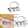 Diy Evil Witch Charm Bracelet With Zinc Alloy Pendant For Unisex Fashion Jewelry
