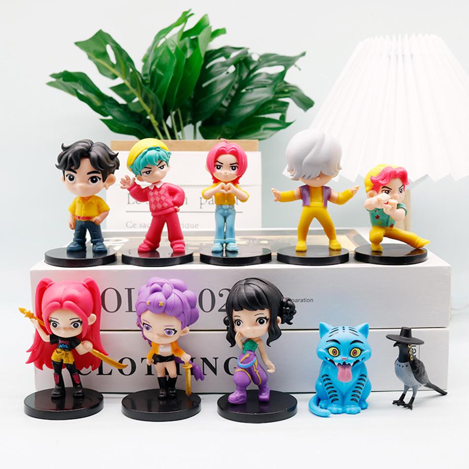 Anime Kpop Dämonenjäger Actionfigur Spielzeug Derpys Tiger Ranimeumi Mira Zoey Sussy Figur Puppe für Fans Weihnachtsgeschenk