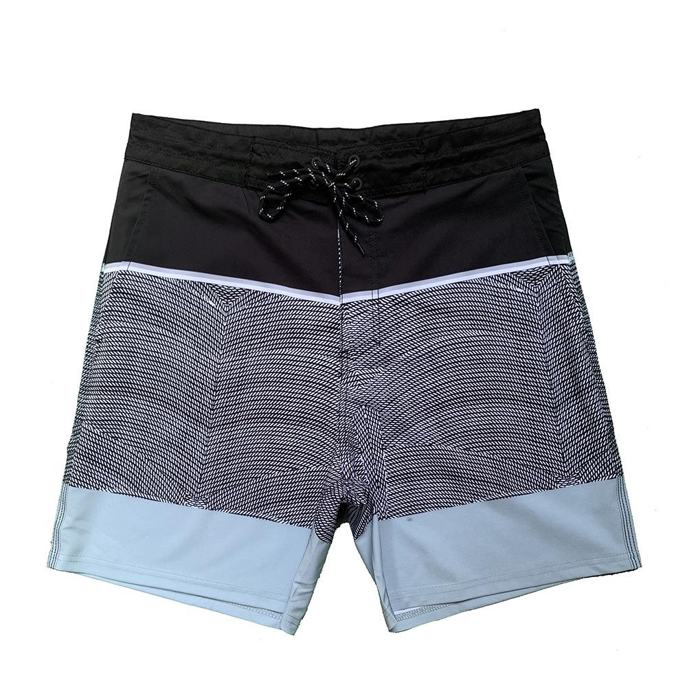 2023 Herren Schnelltrocknende Stretch Surf- & Lauf-Beachshorts, Lässiger Fünf-Punkt-Fitness-Stil
