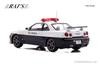 Hiko Seven RAI'S 1/43 Scale Nissan Skyline GT-R (BNR34) 2020 Saitama Prefectural Police Expressway Traffic Police Unit Vehicle, Finished Model, H74320