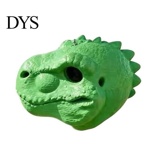 Backyard Paradise Feeding Tool Dinosaur Head Squirrel Feeder, Outside Hanging Funny Dino Face Feeder Face, Garden Wild for Patio Decor Easy Fill