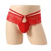 Sissy Lingerie Mens Sexy Lace See Through Skirted G-Strings Girly Underwear Bulge Pouch T-Back Thong Gay Crossdress Underpant