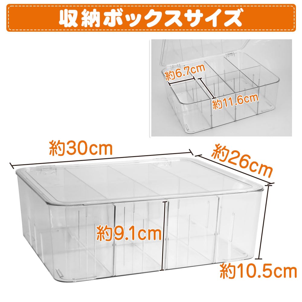 Large Capacity Trading Card Storage Loader High Small Item Lid Included Box, Compatible, Visibility, Storage, Waterproof, Dividers,