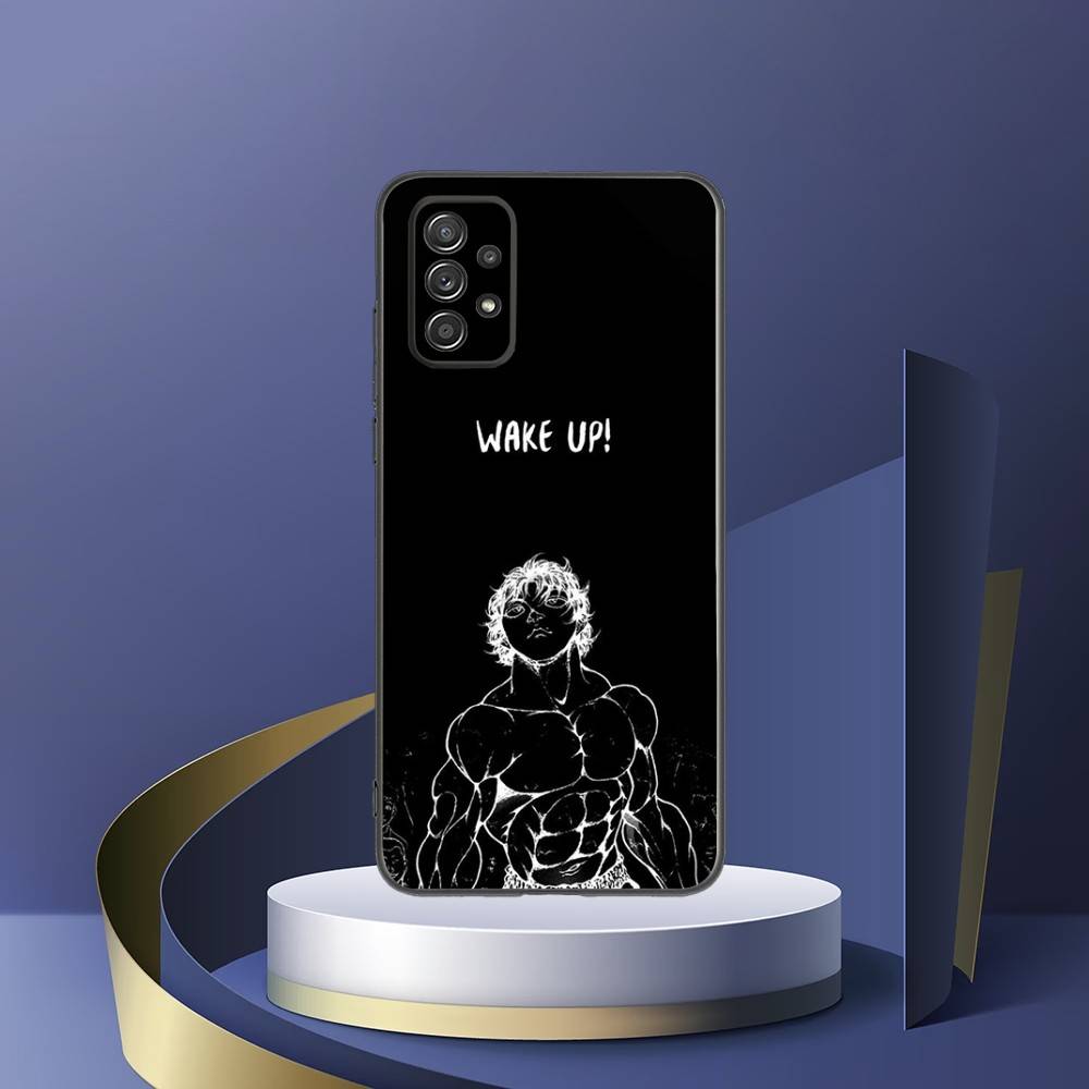 Anime Baki Phone Case For Samsung Galaxy S25,S24,S21,S22,S23,S30,Ultra,S20,Plus,Fe,Lite,Note,10,9,5G Black Cover