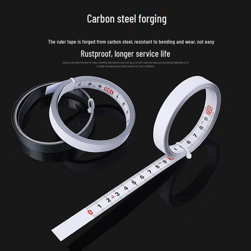 Self-Adhesive Carbon Steel Measuring Tape