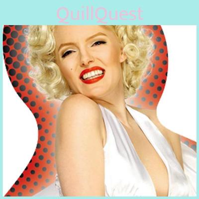 Ținută Stunning Albă din Poliester Marilyn Monroe Ideală Pentru Evenimente Tematice Și Spectacole