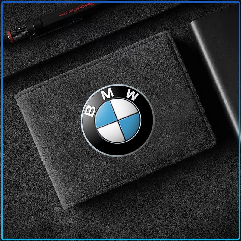 PU Leather Credit Card Case Car Driving Documents Protective Case For BMW M Performance 1 3 5 7 Series M3 M4 M5 M6 X1 X3 X5 X6 X7 E30 E34 E36 E39 E4