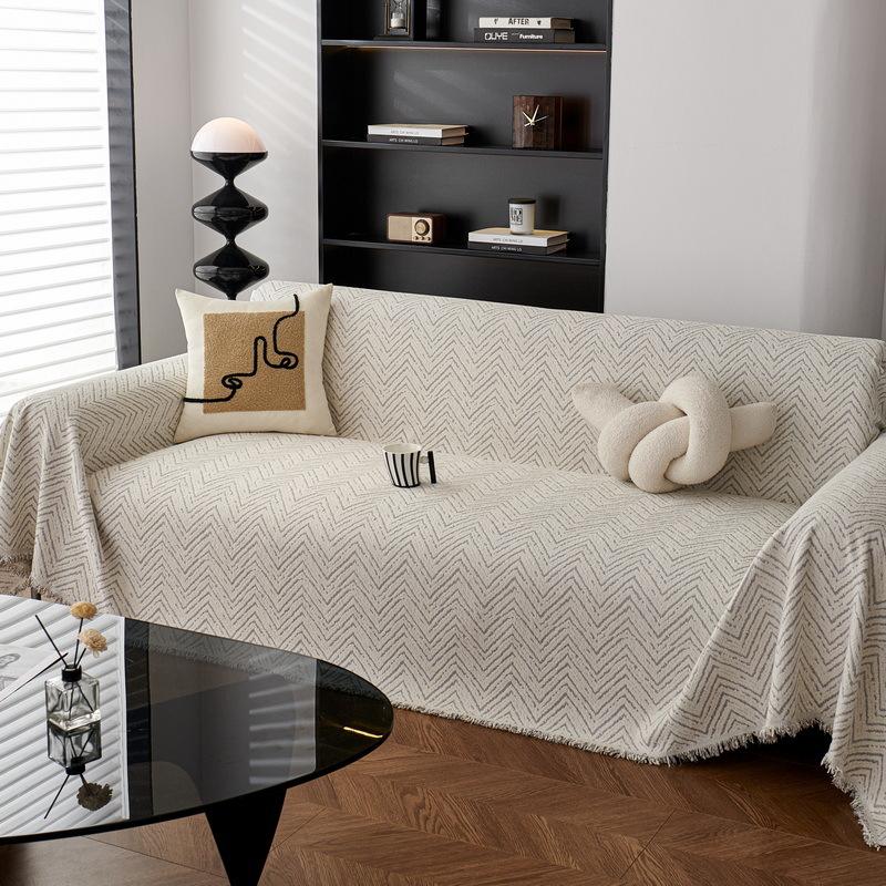 Chenille High-End Sofa Handtuch Neujahr Licht Luxus High-End Sofa Überwurf Tuch Anti-Katzenkralle Vollständige Abdeckung Sofa Decke