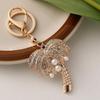 Stylish Coconut Tree Palm Key Chain For Women Men Creative Gold Color Alloy Keyring Ornament Bag Purse Charm Accessories