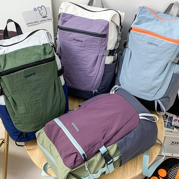 Schoolbag Outdoor Hiking Hiking Bag Lightweight Backpack College Student Waterproof Travel Bag Camping Top Bag Skin Backpack Female