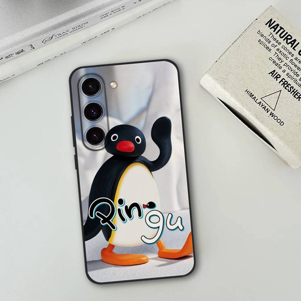 Cute P-Pingu Penguin Phone Case For Samsung Galaxy S21 S22 S23 S24ULTRA S25ULTRA FE Ultra Plus5G A52S S26 Soft Cover