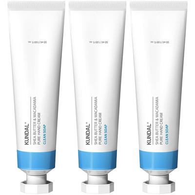 Pure Handcreme Clean Soap Fragrance, 50ml, 3 Einheiten