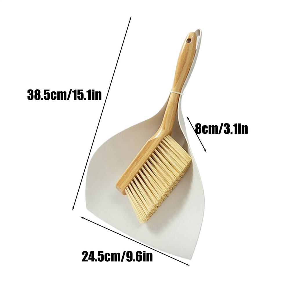 Mini Broom And Dustpan Compact Dust Removal Dust Pan And Brush Set Cleaning Tool For Kitchen Tabletop Bedroom Living Room