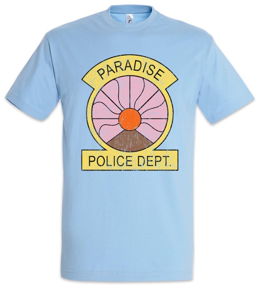 

PPD T-Shirt Fun Paradise Symbol Police Sign Department PD Gerald Logo XL