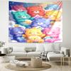 Love Bears Cozy Night Tapestry Hanging for Bedroom,Livingroom, Playroom,Decor Art Room Wall Tapestry Holiday and Birthday Gifts