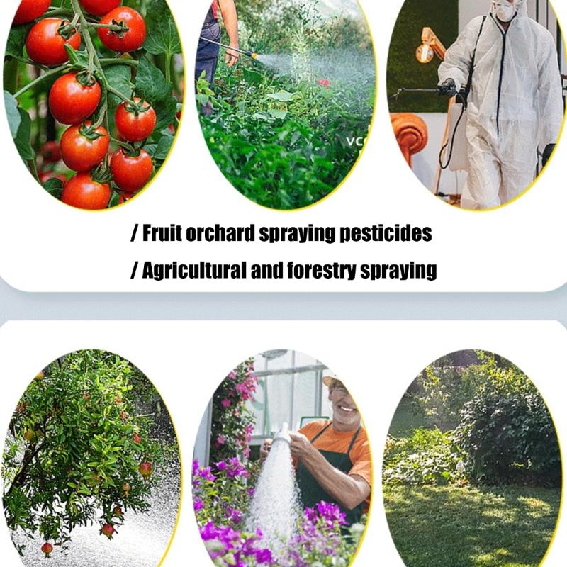 Set of 5pieces Sprayer Nozzle with Wear Resistance Metal for Long Distances and Ranges Agricultural Misting Use