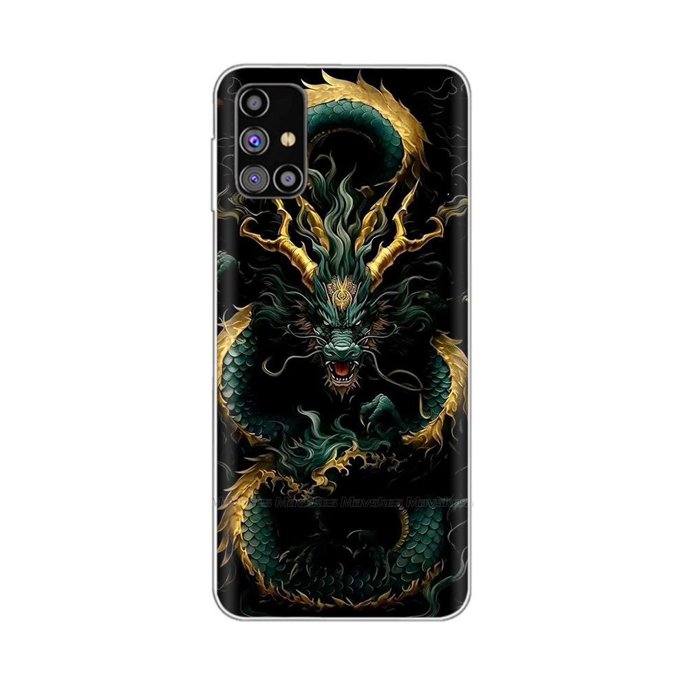 For Samsung Galaxy M31S Case SM-M317F M 31s Back Cover Cartoon Painted Silicone Soft TPU Phone Cases For Samsung M31s M317 Funda
