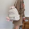 Schoolbag1011 New Backpack Korean Girl Heart Bag Female Sweet and Cute Bow Backpack Student Schoolbag Large Capacity