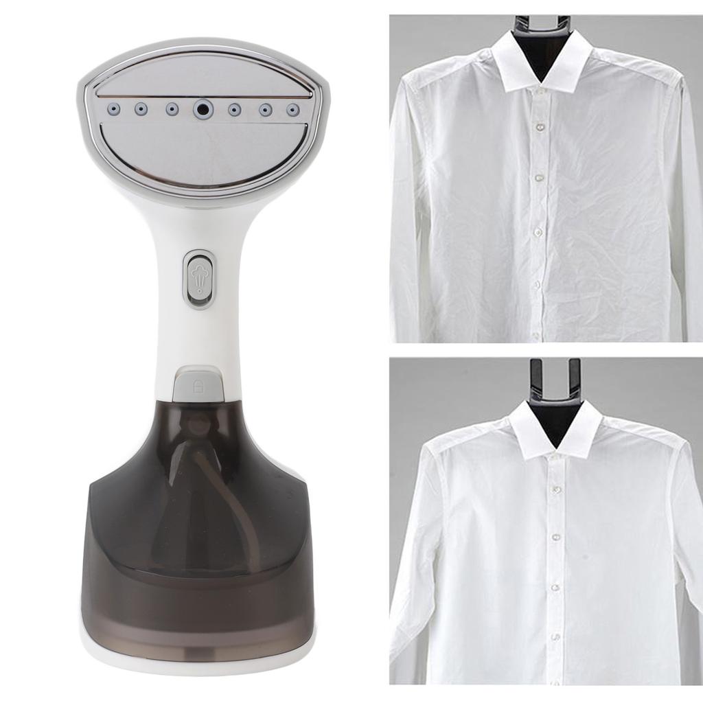 Steam Iron High Power Even Heating Fast Wrinkle Removal Ironing Machine Handheld Iron for Home Travel 1600W 350ml