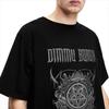 Czarny Metalowy Zespół Borgir Eonian Song Dimmu Koszulka Merch Męska Damska Bawełniana Wypoczynkowa Koszulka z Okrągłym Dekoltem Topy Unikalna