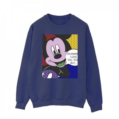 Herren-Sweatshirt „Mickey Mouse Oh Minnie Pop Art“.