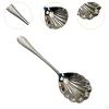 Buffet Banquet Serving Spoon Large Stainless Steel Dinner Shell Shape Silverware for Party