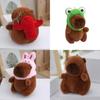 Charming Capybara Plush Keychain Soft Toy In Various Designs Ideal For Collectors And Gift Givers