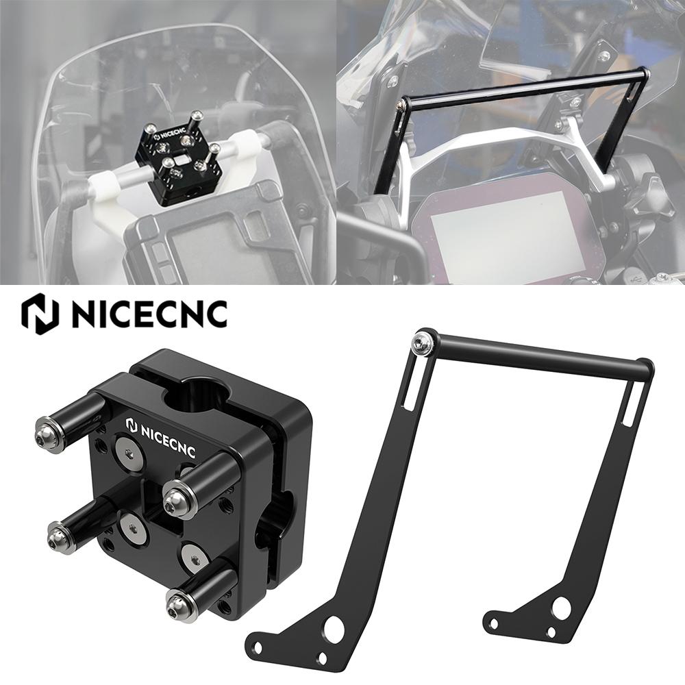 NICECNC For BMW R1250GS Adventure R 1250 GS 2018-2024 Navigation Bracket GPS Mount For BMW R1200GS Adventure R 1200 GS 2013-2018