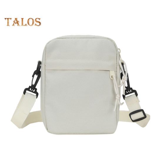 

Сумка через плечо унисекс из ткани Оксфорд, однотонная сумка для телефона, сумка через плечо для повседневных выходов на улицу, шоппинга белый